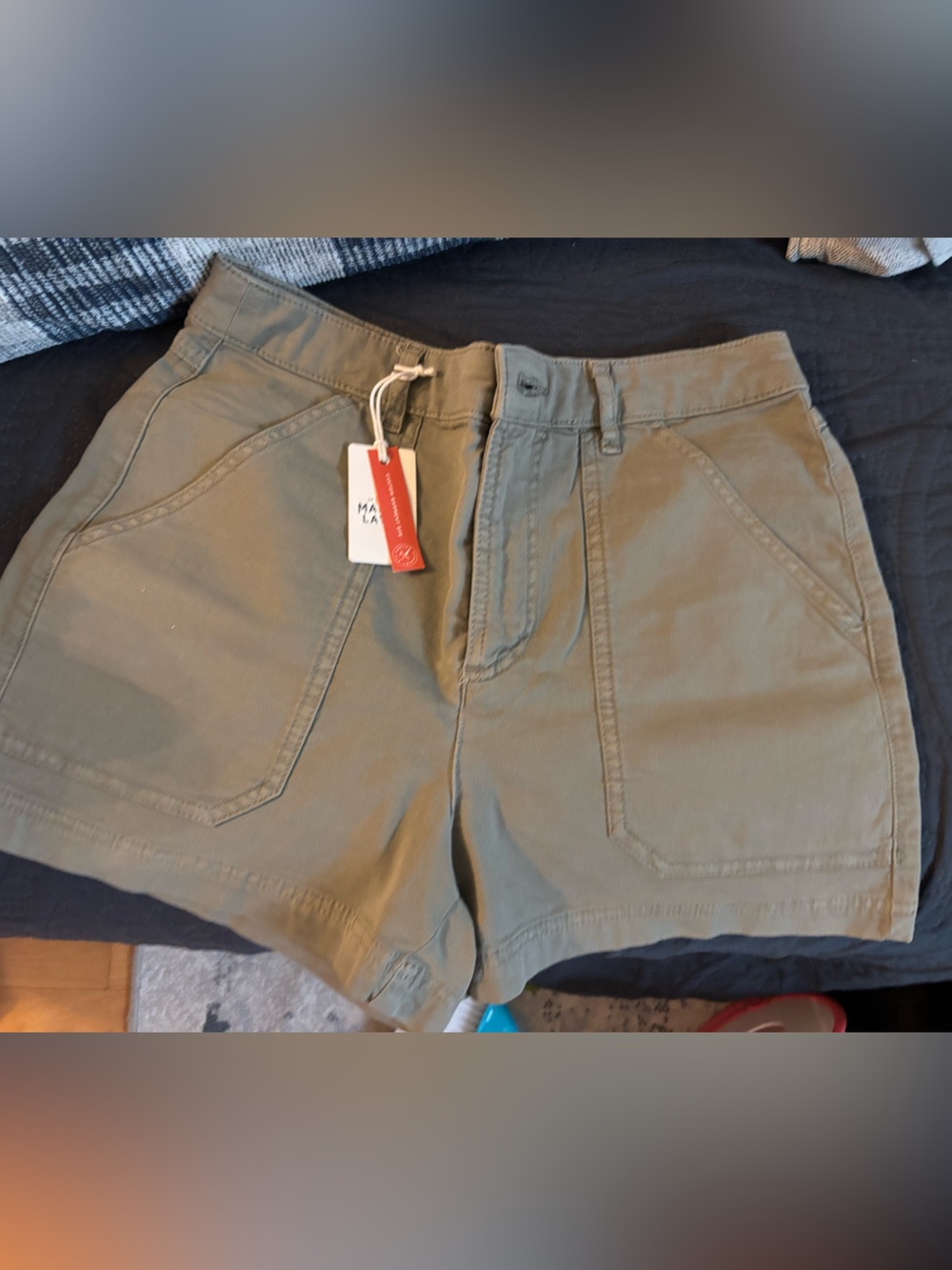 Marine Layer Women’s Olive Green Utility Shorts